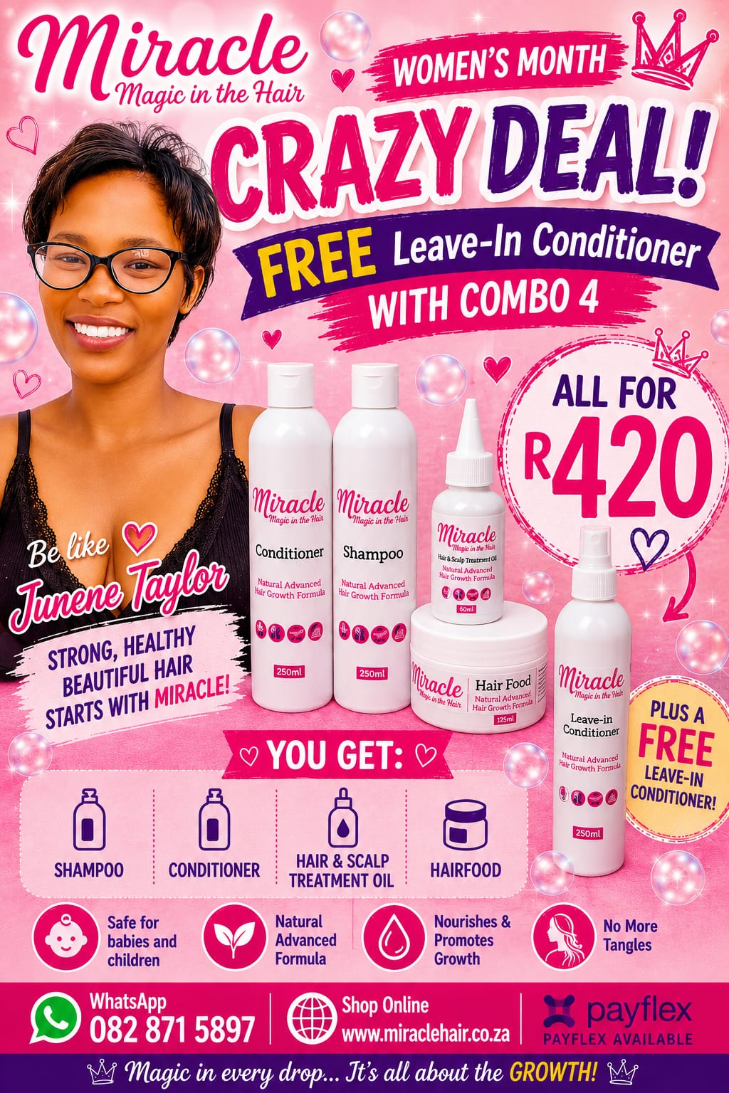 Combo 4 Free Leave-In Conditioner