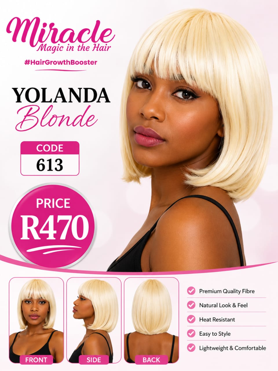 Yolanda Blonde Bob