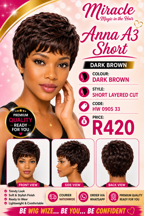 Anna Dark Brown Short HW 0905 33