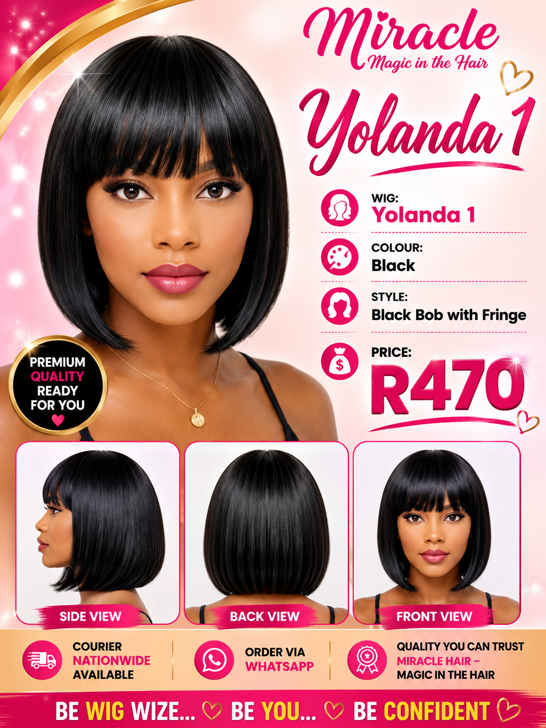 Yolanda 1 Black Bob