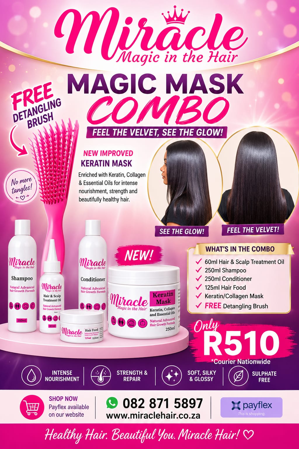 Magic Mask Combo Free Detangling Brush