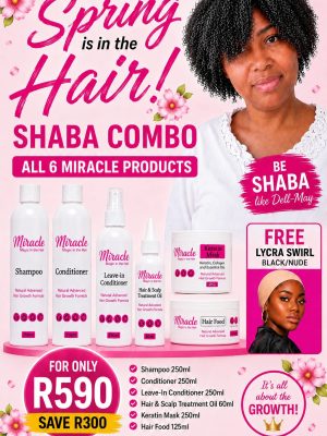 Shaba Combo with Free Lycra Swirl