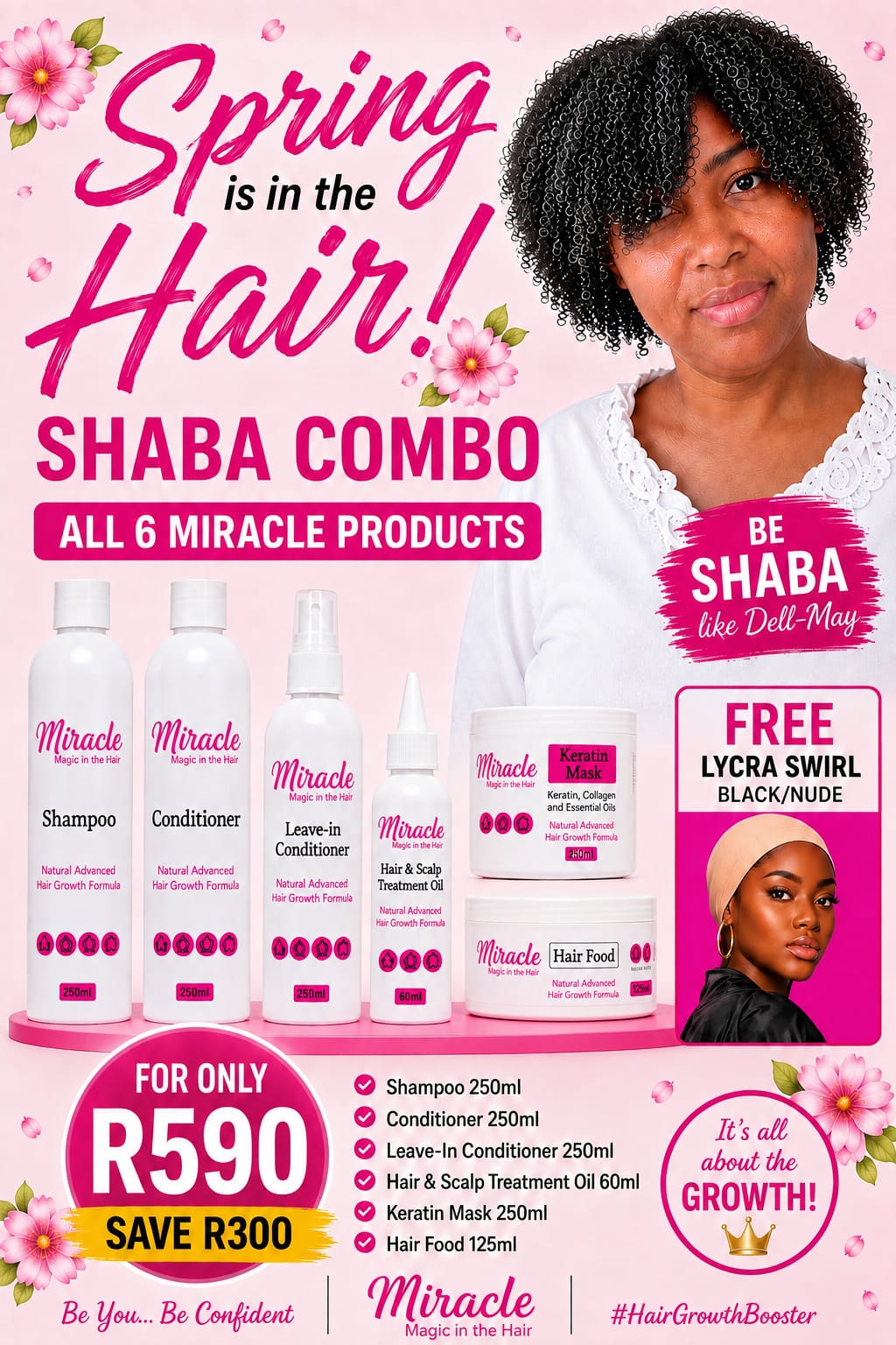 Shaba Combo with Free Lycra Swirl