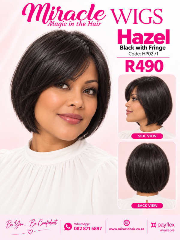 Hazel Black with Fringe